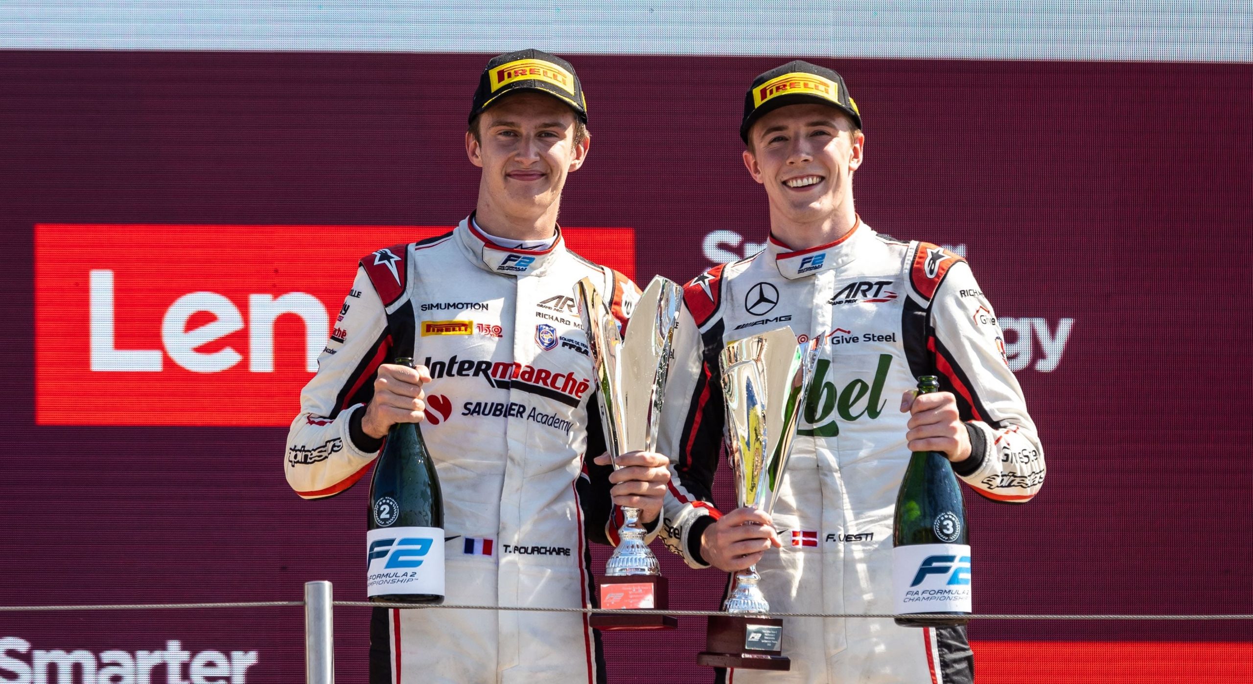 Home double podium finish for ART G...